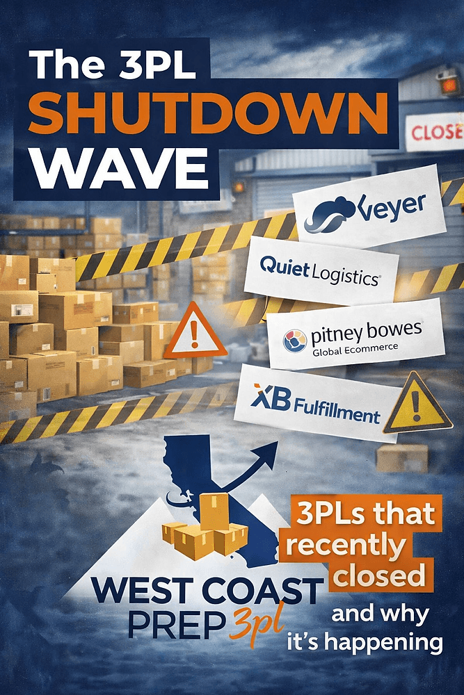 The 3PL Shakeout Is Here: Why Fulfillment Companies Are Closing and What Brands Should Watch For